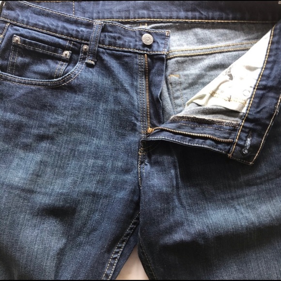 Levi’s 527 Jeans Dark Wash Blue Straight Leg 32x34 - Picture 5 of 8